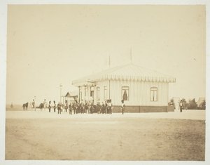 İsimsiz [memurlar ve devlet adamları], 1857. by Gustave Le Gray