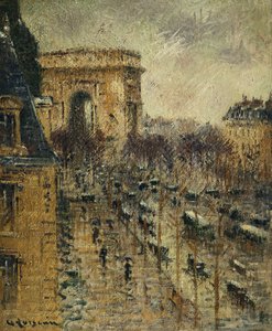 "Arc de Triomphe, c.1930-1931 by Gustave Loiseau