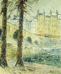 Karda Pont Marie; Pont Marie, Kar Etkisi, c.1926