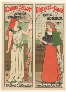 Poster van Edmond Sagot Edmond Sagot bayanlara hediyeler (nesne üzerindeki başlık) by Gustave Marie