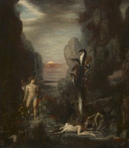 Herkül ve Lernaean Hydra, 1875-76 by Gustave Moreau