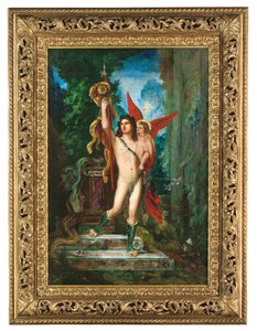 Jason ve Eros, 1890-91 by Gustave Moreau