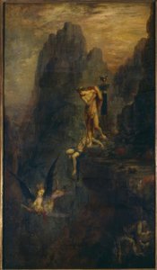 Sfenks tahmin etti by Gustave Moreau