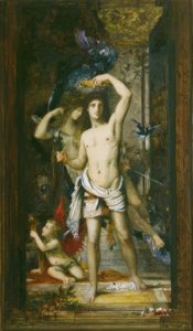 genç adam ve ölüm by Gustave Moreau