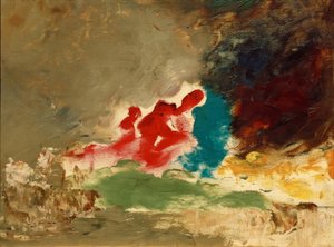 İsimsiz (renkli taslak) by Gustave Moreau