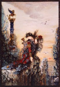 Safir, Gustave Moreau (1826-1898), tuval üzerine yağlı boya by Gustave Moreau
