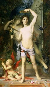 Genç Adam ve Ölüm, 1856-65 by Gustave Moreau