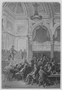 Kafe-Konser by Gustave after Dore
