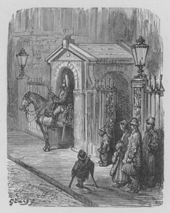 Djöfulsins horn, Pres Westminster i by Gustave after Dore