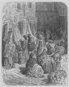 La Foire Aux Haillons  by Gustave after Dore
