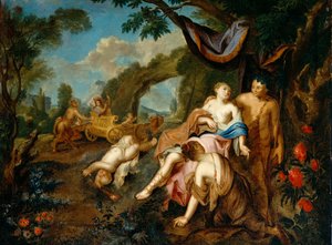 Bacchus ve Ariadne, c.1725