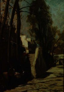 sokak sahnesi by Gwendoline Margaret Hopton