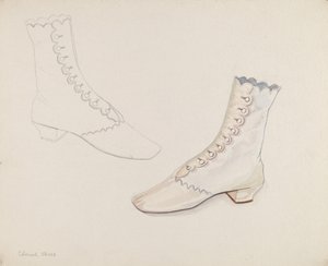 Quaker Düğün Ayakkabıları, c. 1936. by Gwyneth King