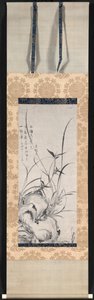 Kaya, Bambu ve Orkide by Gyokuen Bonpō
