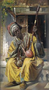Nargile İçen by Gyula Tornai