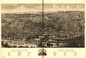Albany, New York 1879. by H.H. Rowley and Co.; Beck and Pauli