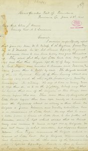 H. T. Reid, merkez, Post of Providence, Louisiana