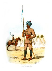 13. Bengal Mızraklıları, c1890.
