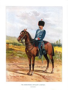 Saygıdeğer Topçu Şirketi Süvari, c1890.
