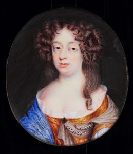 Frances Pierrepont, Newcastle Düşesi (fildişi üzerine suluboya)