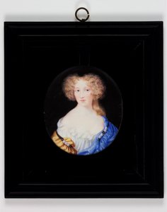 Leydi Margaret Cavendish, daha sonra Newcastle Düşesi (fildişi üzerine suluboya)