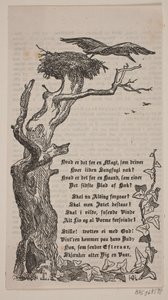 Meşe leylek yuvaları ile çerçeveleme by H. C. Henneberg