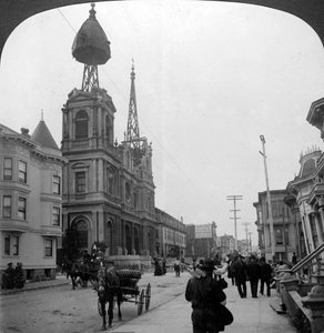 Büyük depremin ardından, San Francisco, California, ABD, 1906.