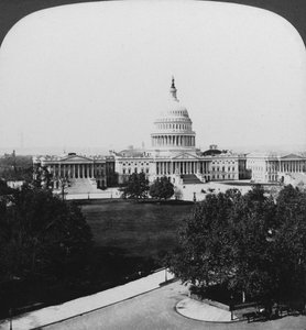 Capitol, Washington, DC, ABD, 1901.