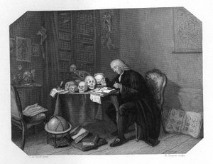 Petrus Camper, Hollandalı anatomist, antropolog ve doğa bilimci, c1870