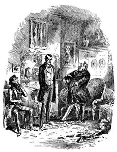 Dombey & Oğul, Charles Dickens by Hablot Knight Browne