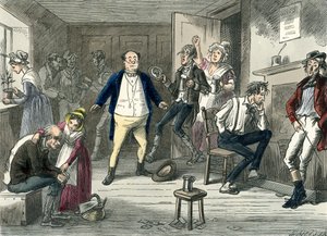 Pickwick Kulübü, Charles Dickens by Hablot Knight Browne