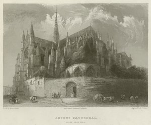 Amiens Katedrali, Güney Doğu Görünümü by Hablot Knight Browne
