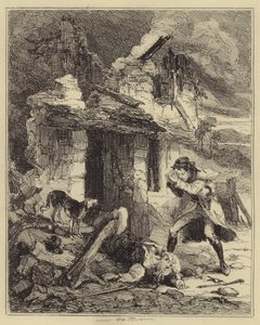 Bowke, babasının öldürüldüğünü buldu by Hablot Knight Browne