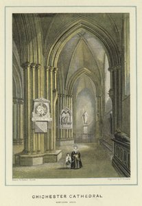 Chichester Katedrali, kuzey koridor by Hablot Knight Browne