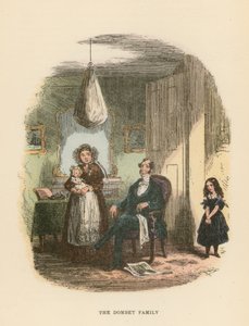 Illustration for Dombey and Son  by Hablot Knight Browne