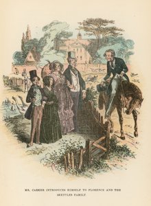 Illustration for Dombey and Son  by Hablot Knight Browne
