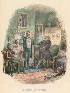 Illustration for Dombey and Son  by Hablot Knight Browne