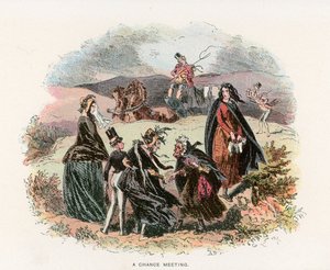 Dombey ve Oğul için İllüstrasyon by Hablot Knight Browne