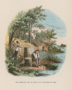 Martin Chuzzlewit için çizim by Hablot Knight Browne