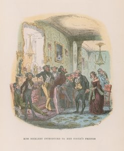 Illustration for Nicholas Nickleby  by Hablot Knight Browne