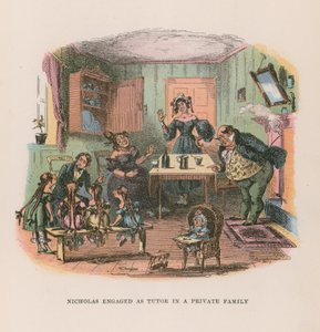 Illustration for Nicholas Nickleby  by Hablot Knight Browne
