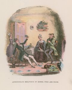Nicholas Nickleby için İllüstrasyon by Hablot Knight Browne
