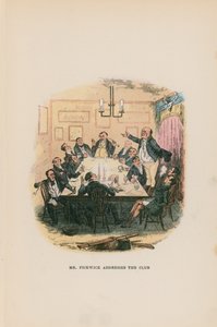 Illustration for Pickwick Papers  by Hablot Knight Browne