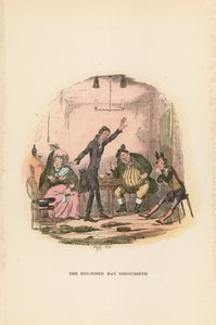 Pickwick Kağıtları için İllüstrasyon by Hablot Knight Browne