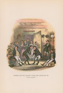 Pickwick Kağıtları için İllüstrasyon by Hablot Knight Browne
