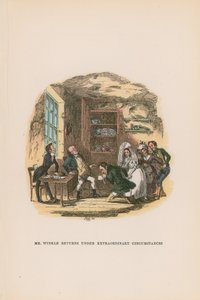Pickwick Kağıtları için İllüstrasyon by Hablot Knight Browne