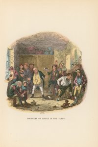 Pickwick Kağıtları için İllüstrasyon by Hablot Knight Browne