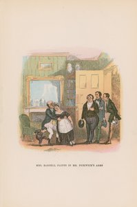 Pickwick Kağıtları için İllüstrasyon by Hablot Knight Browne