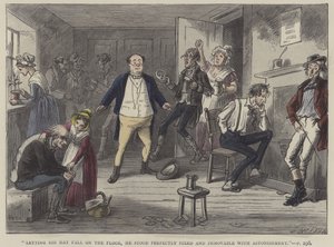 Pickwick Kağıtları için İllüstrasyon by Hablot Knight Browne