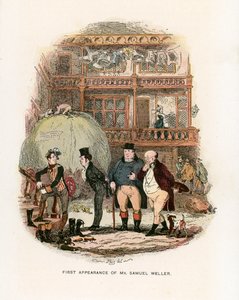 Pickwick Kağıtları için İllüstrasyon by Hablot Knight Browne